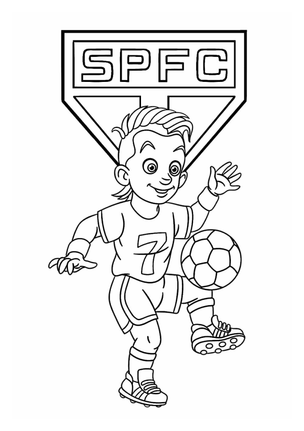 São Paulo FC - Coloring Pages